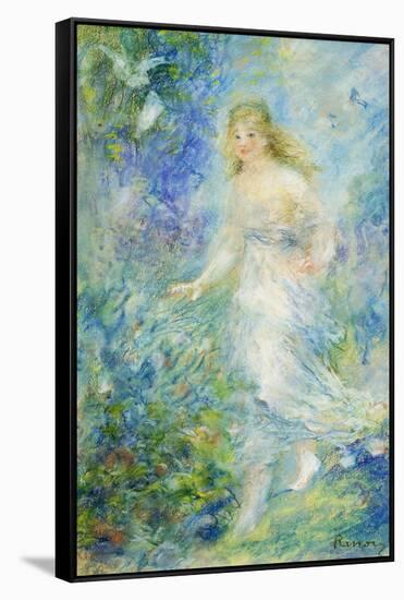 Spring (The Four Seasons)-Pierre-Auguste Renoir-Framed Stretched Canvas