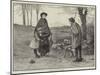 Spring-Time, a Visit to the Shepherd-null-Mounted Giclee Print