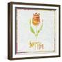 Spring Time Tulip-Cora Niele-Framed Giclee Print