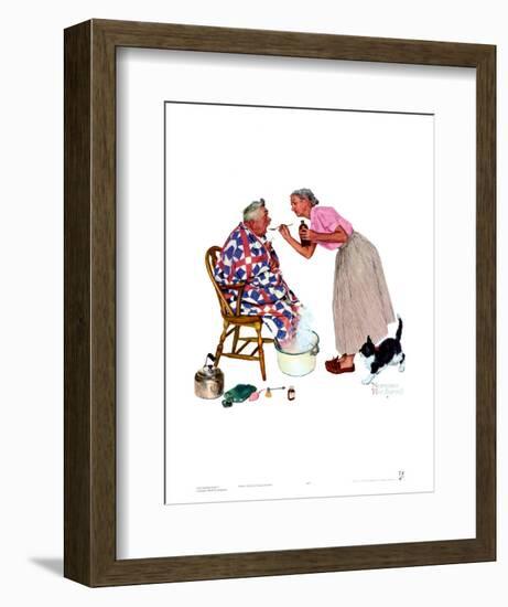 Spring Tonic-Norman Rockwell-Framed Art Print