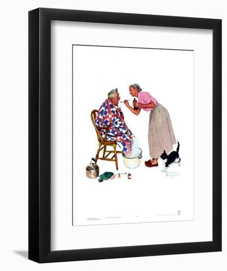 Spring Tonic-Norman Rockwell-Framed Art Print