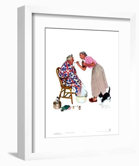 Spring Tonic-Norman Rockwell-Framed Art Print