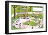 Spring Training - Jack & Jill-Lee de Groot-Framed Giclee Print