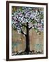 Spring Tree Mixed Media Art Painting Seasonal-Blenda Tyvoll-Framed Art Print