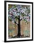 Spring Tree Mixed Media Art Painting Seasonal-Blenda Tyvoll-Framed Art Print