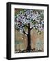 Spring Tree Mixed Media Art Painting Seasonal-Blenda Tyvoll-Framed Art Print