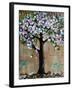 Spring Tree Mixed Media Art Painting Seasonal-Blenda Tyvoll-Framed Art Print