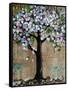 Spring Tree Mixed Media Art Painting Seasonal-Blenda Tyvoll-Framed Stretched Canvas