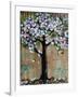 Spring Tree Mixed Media Art Painting Seasonal-Blenda Tyvoll-Framed Art Print