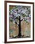 Spring Tree Mixed Media Art Painting Seasonal-Blenda Tyvoll-Framed Art Print