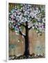 Spring Tree Mixed Media Art Painting Seasonal-Blenda Tyvoll-Framed Art Print