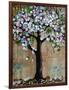 Spring Tree Mixed Media Art Painting Seasonal-Blenda Tyvoll-Framed Art Print