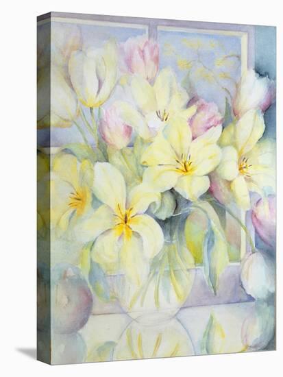 Spring Tulips-Karen Armitage-Stretched Canvas