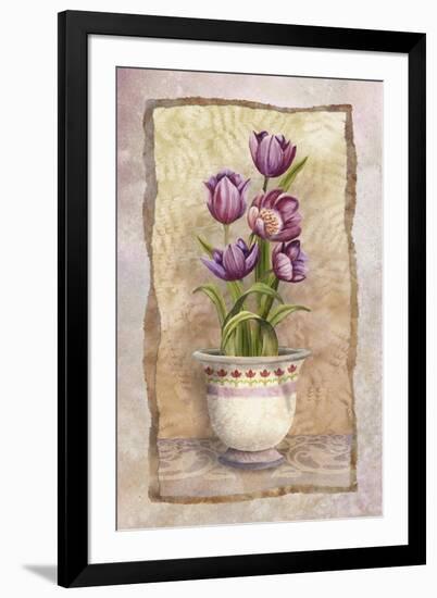 Spring Tulips-Abby White-Framed Art Print