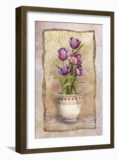 Spring Tulips-Abby White-Framed Art Print