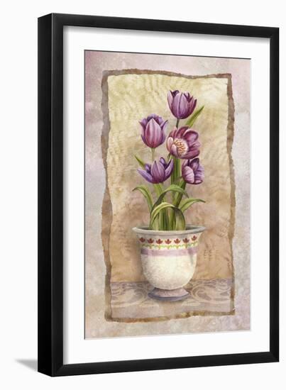 Spring Tulips-Abby White-Framed Art Print