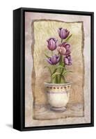 Spring Tulips-Abby White-Framed Stretched Canvas