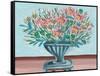 Spring Vase on Pedestal II-Melissa Wang-Framed Stretched Canvas