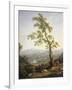 Spring, View of Volturno and Matese-Jacob Philipp Hackert-Framed Giclee Print