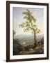 Spring, View of Volturno and Matese-Jacob Philipp Hackert-Framed Giclee Print