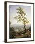 Spring, View of Volturno and Matese-Jacob Philipp Hackert-Framed Giclee Print