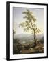 Spring, View of Volturno and Matese-Jacob Philipp Hackert-Framed Giclee Print