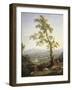 Spring, View of Volturno and Matese-Jacob Philipp Hackert-Framed Giclee Print