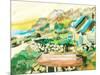 Spring Village IV-Melissa Wang-Mounted Art Print