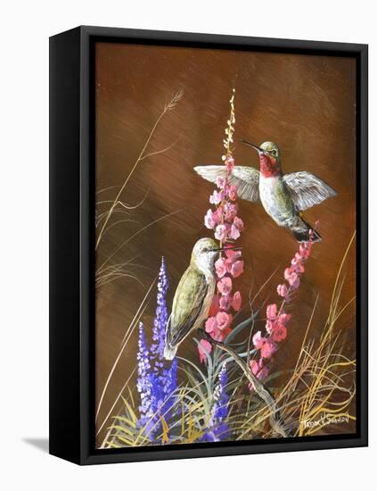 Spring Visitors-Trevor V. Swanson-Framed Stretched Canvas