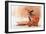 Spring Vixen, 2022, (pastel on paper)-Mark Adlington-Framed Giclee Print