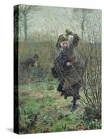 Spring (W/C)-Frederick Walker-Stretched Canvas