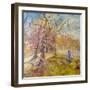 Spring Walk Under The Blossoms-Mary Smith-Framed Giclee Print