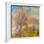 Spring Walk Under The Blossoms-Mary Smith-Framed Premium Giclee Print