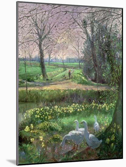 Spring Walk-Timothy Easton-Mounted Giclee Print