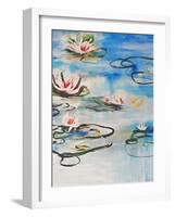 Spring Water Lilies 2-Catherine Pennington Meyer-Framed Art Print