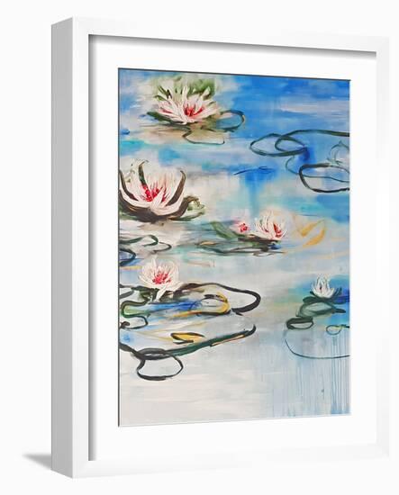 Spring Water Lilies 2-Catherine Pennington Meyer-Framed Art Print