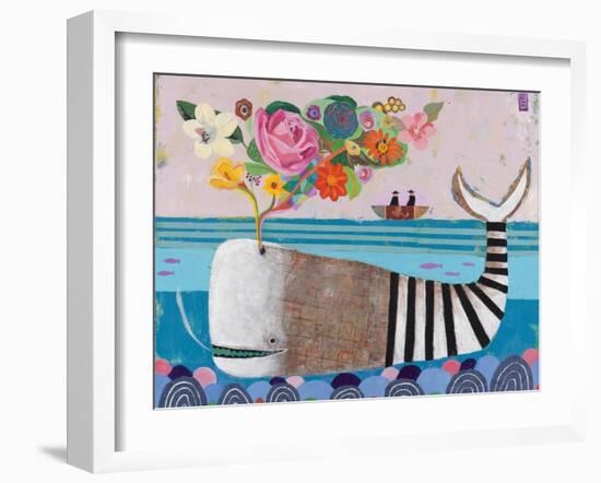 Spring Whale-Nathaniel Mather-Framed Giclee Print