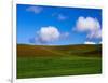 Spring Wheat Field and Clouds-Terry Eggers-Framed Photographic Print