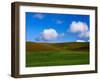 Spring Wheat Field and Clouds-Terry Eggers-Framed Photographic Print