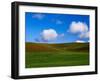 Spring Wheat Field and Clouds-Terry Eggers-Framed Photographic Print