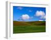 Spring Wheat Field and Clouds-Terry Eggers-Framed Photographic Print