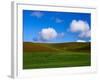 Spring Wheat Field and Clouds-Terry Eggers-Framed Photographic Print