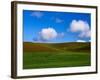 Spring Wheat Field and Clouds-Terry Eggers-Framed Photographic Print