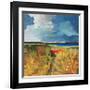 Spring Wildflowers-Jan Weiss-Framed Art Print