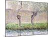 Spring, Willows, 1885-Claude Monet-Mounted Giclee Print