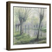 Spring Willows on the Riverbank-Rodolphe Wytsman-Framed Giclee Print