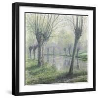 Spring Willows on the Riverbank-Rodolphe Wytsman-Framed Giclee Print