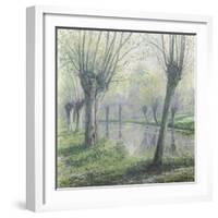 Spring Willows on the Riverbank-Rodolphe Wytsman-Framed Giclee Print