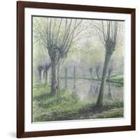 Spring Willows on the Riverbank-Rodolphe Wytsman-Framed Giclee Print