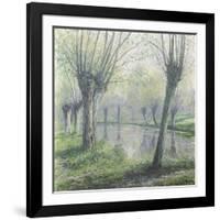 Spring Willows on the Riverbank-Rodolphe Wytsman-Framed Giclee Print